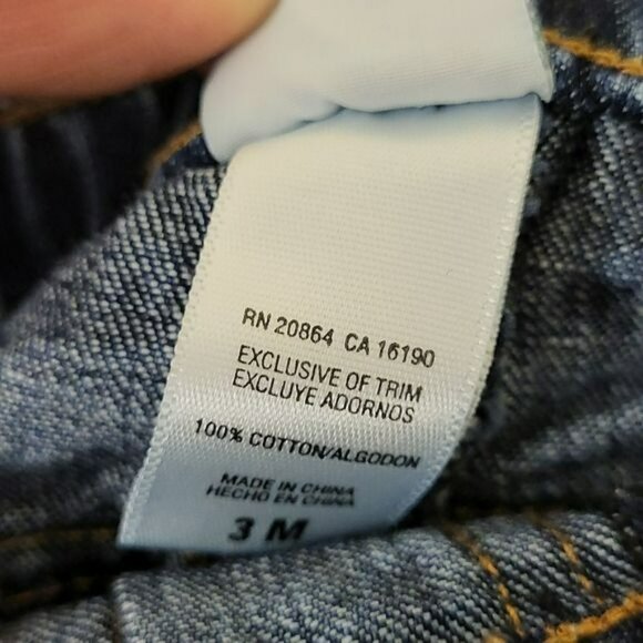 Y2K Baby 3-6 Month Clothing Bundle Piece Romper Bodysuit Jeans Pants 3M 6M Blue - Picture 15 of 15